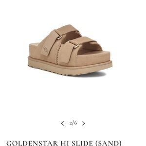 UGG Sand Double Strap Slides